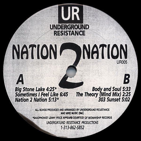 Underground Resistance - Nation 2 Nation (12") (Very Good Plus (VG+)) (Generic)