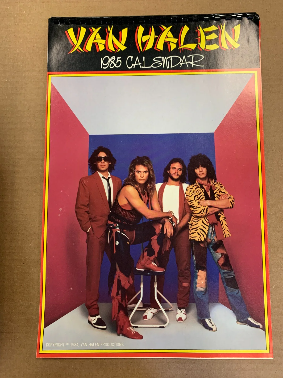 VAN HALEN 1985 Calendar