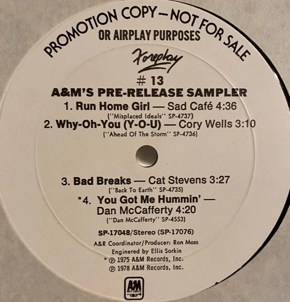 Various - Foreplay #13 (LP, Advance, Promo, Smplr) (Very Good Plus (VG+)) - Image 4