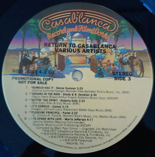 Various - Return To Casablanca (2xLP, Comp, Promo) (Very Good (VG)) - Image 5