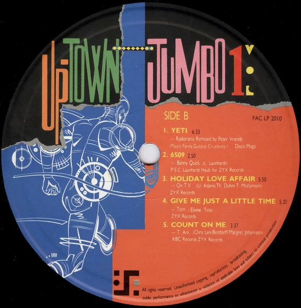 Various - Up-Town Jumbo Vol 1 (LP, Comp) (Near Mint (NM or M-)) (Very Good Plus (VG+)) - Image 4
