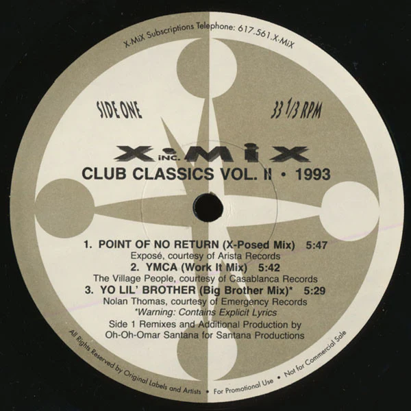 Various - X-Mix Club Classics Vol. 2 (12", Comp, Promo) (Very Good Plus (VG+)) - Image 2
