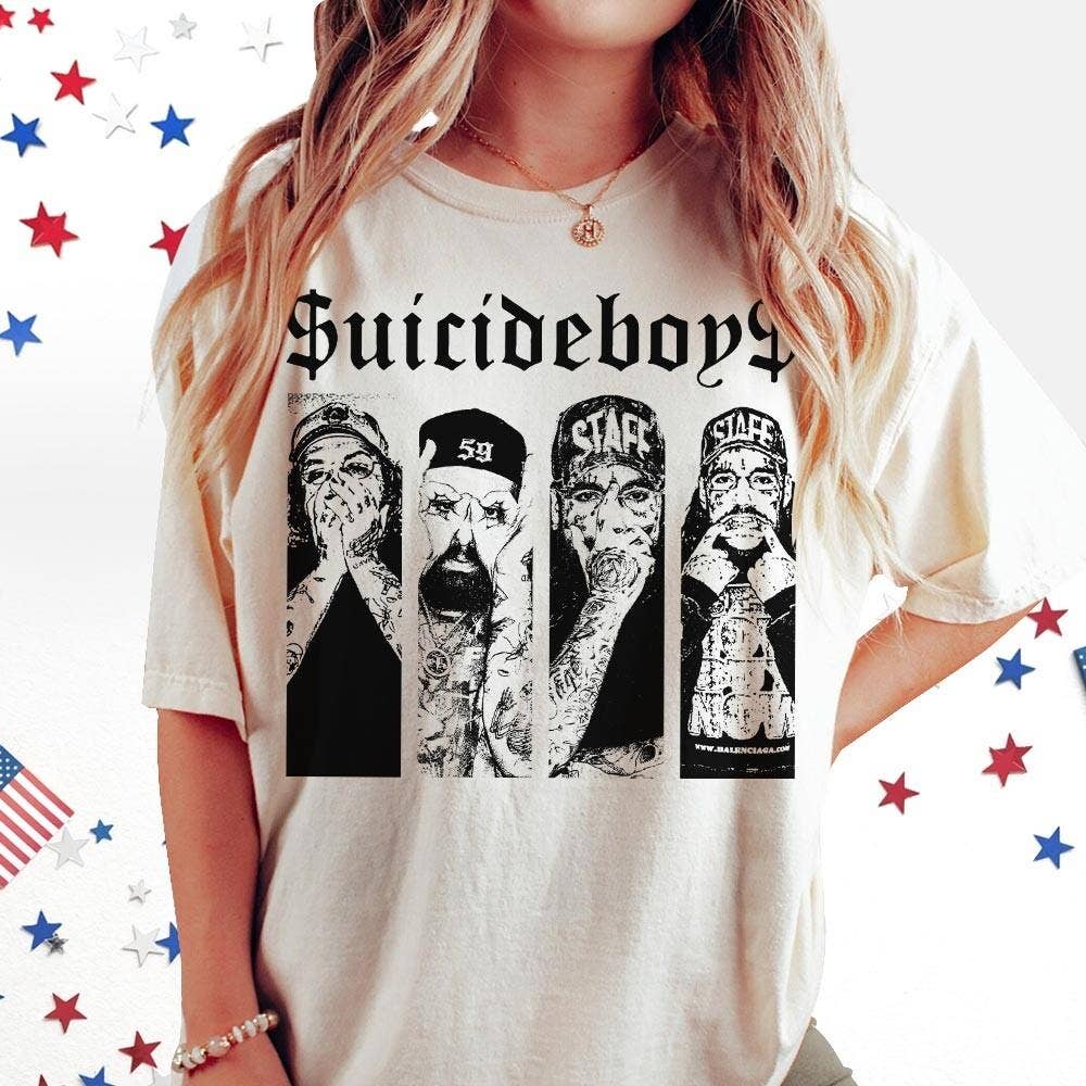 Vintage Suicideboys Music Concert Shirt - Image 4