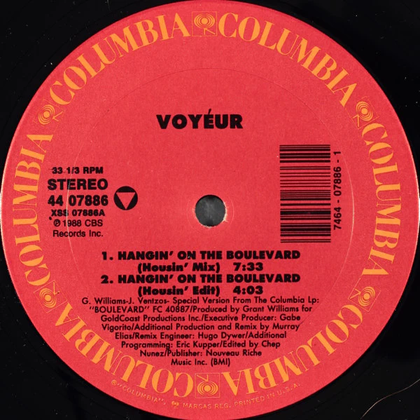 Voyéur - Hangin' On The Boulevard (12") (Very Good Plus (VG+))
