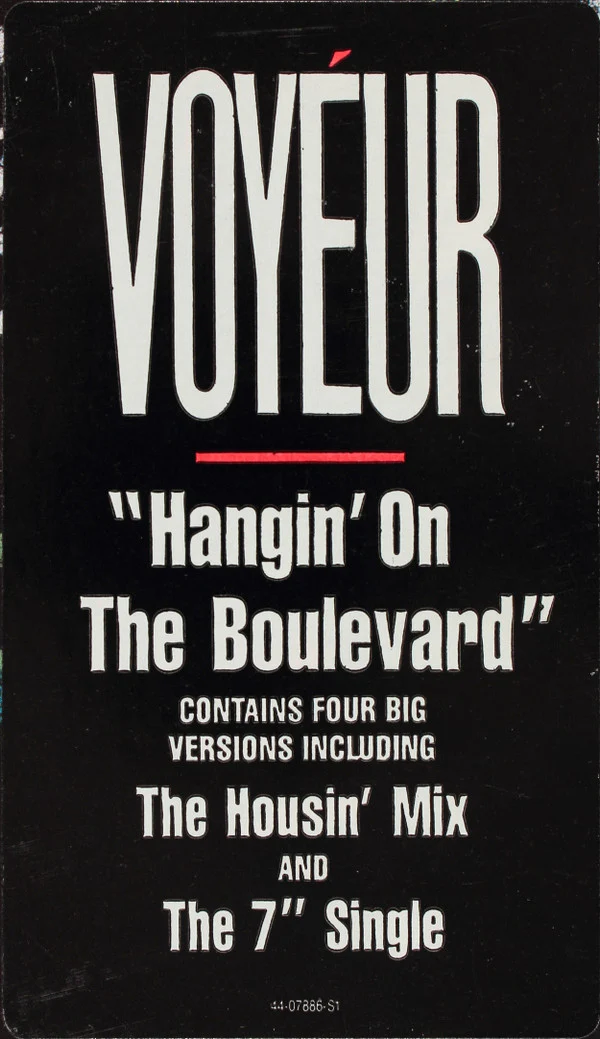 Voyéur - Hangin' On The Boulevard (12") (Very Good Plus (VG+)) - Image 3