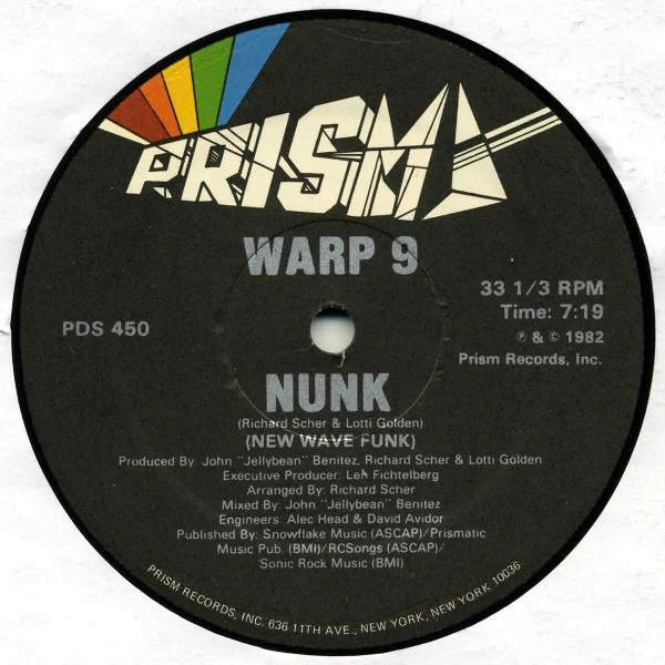 Warp 9 - Nunk (New Wave Funk) (12") (Very Good Plus (VG+))