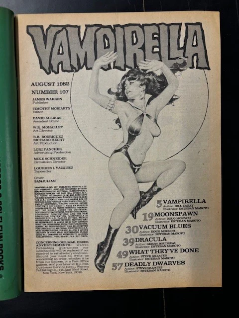Warren Special Issue Magazine Vampirella No. 107 August 1982 - Image 3