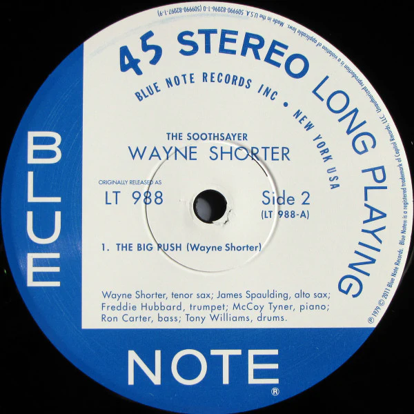 Wayne Shorter - The Soothsayer (2xLP, Album, Ltd, RE, Gat) (Very Good Plus (VG+)) (Very Good Plus (VG+)) - Image 4